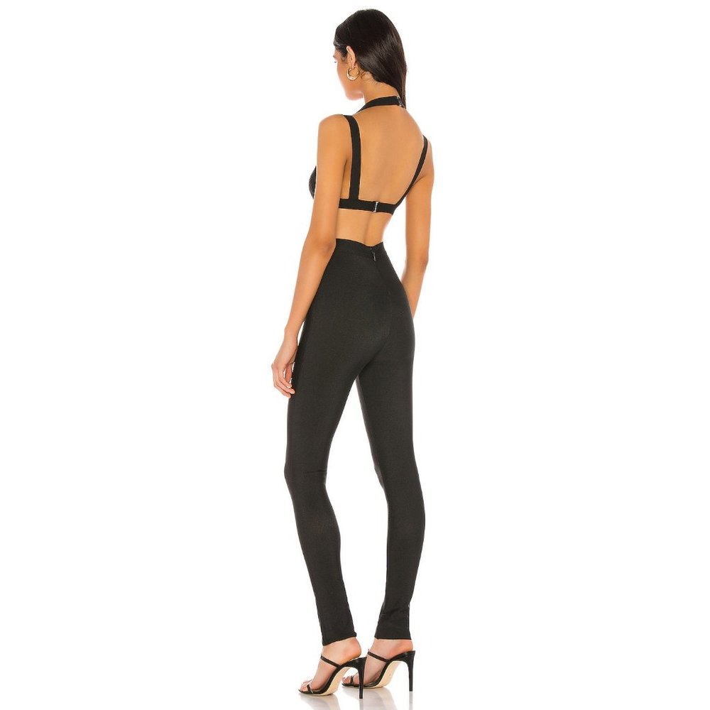 superdown Julie Bandage Pant in Black - Picture 3 of 6